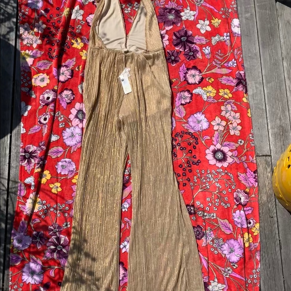 Spell & the Gypsy Collective Liquid Gold Jumpsuit - Picture 4 of 7